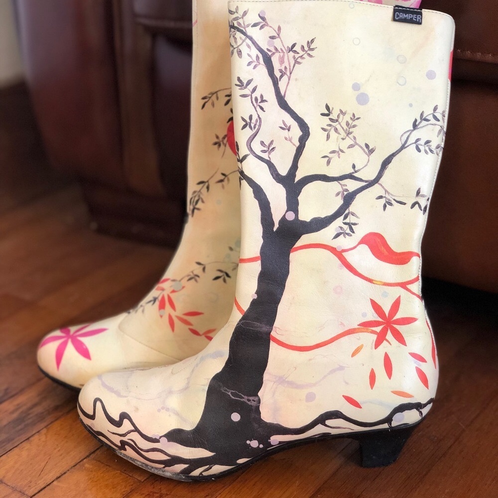 Camper leather boots